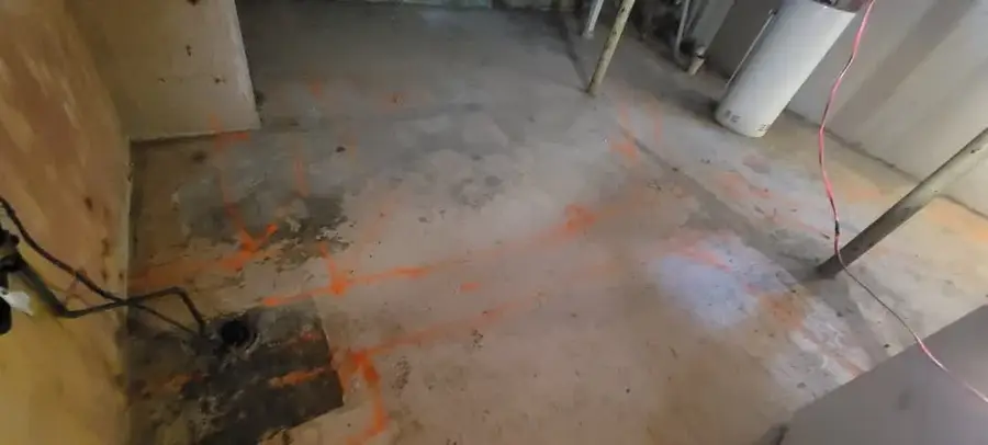 Sciage d'une dalle de béton intérieure, possible toute l'année y compris en hiver